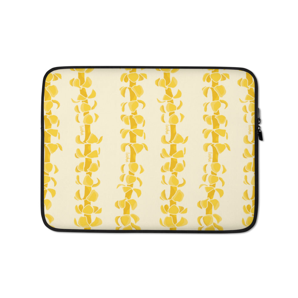 Puakenikeni Lei - Laptop Sleeve