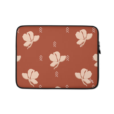 Hawaiian Laptop sleeve; awapuhi; ginger flower