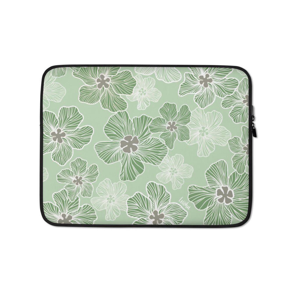 Hau - 'Oma'oma'o - Laptop Sleeve - LEIOHU DESIGNS
