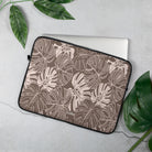 Monstera Dream - Mocha - Laptop Sleeve - LEIOHU DESIGNS