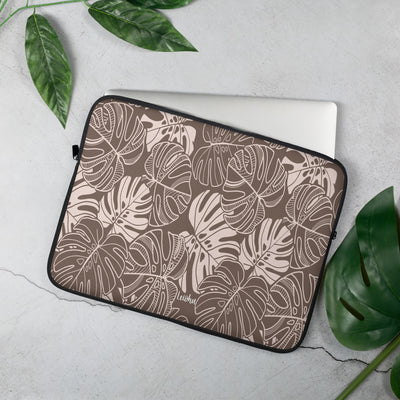 Monstera Dream - Mocha - Laptop Sleeve