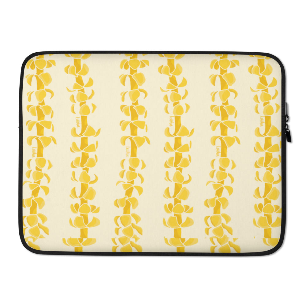 Puakenikeni Lei - Laptop Sleeve