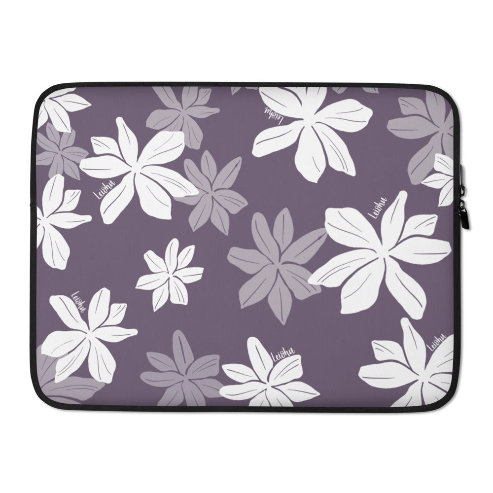 Pikake - Laptop Sleeve - LEIOHU DESIGNS