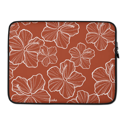 Hibiscus Rust - Laptop Sleeve