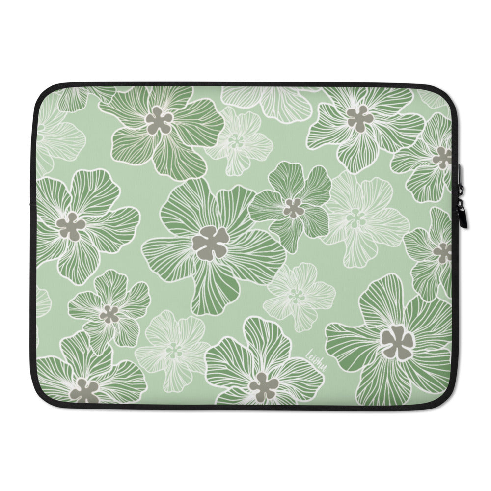Hau - 'Oma'oma'o - Laptop Sleeve - LEIOHU DESIGNS