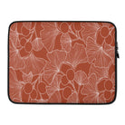 Gingko - Rust - Laptop Sleeve - LEIOHU DESIGNS