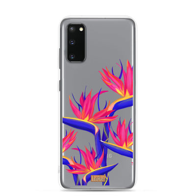 Pua Manu Neon - Clear Case - Samsung