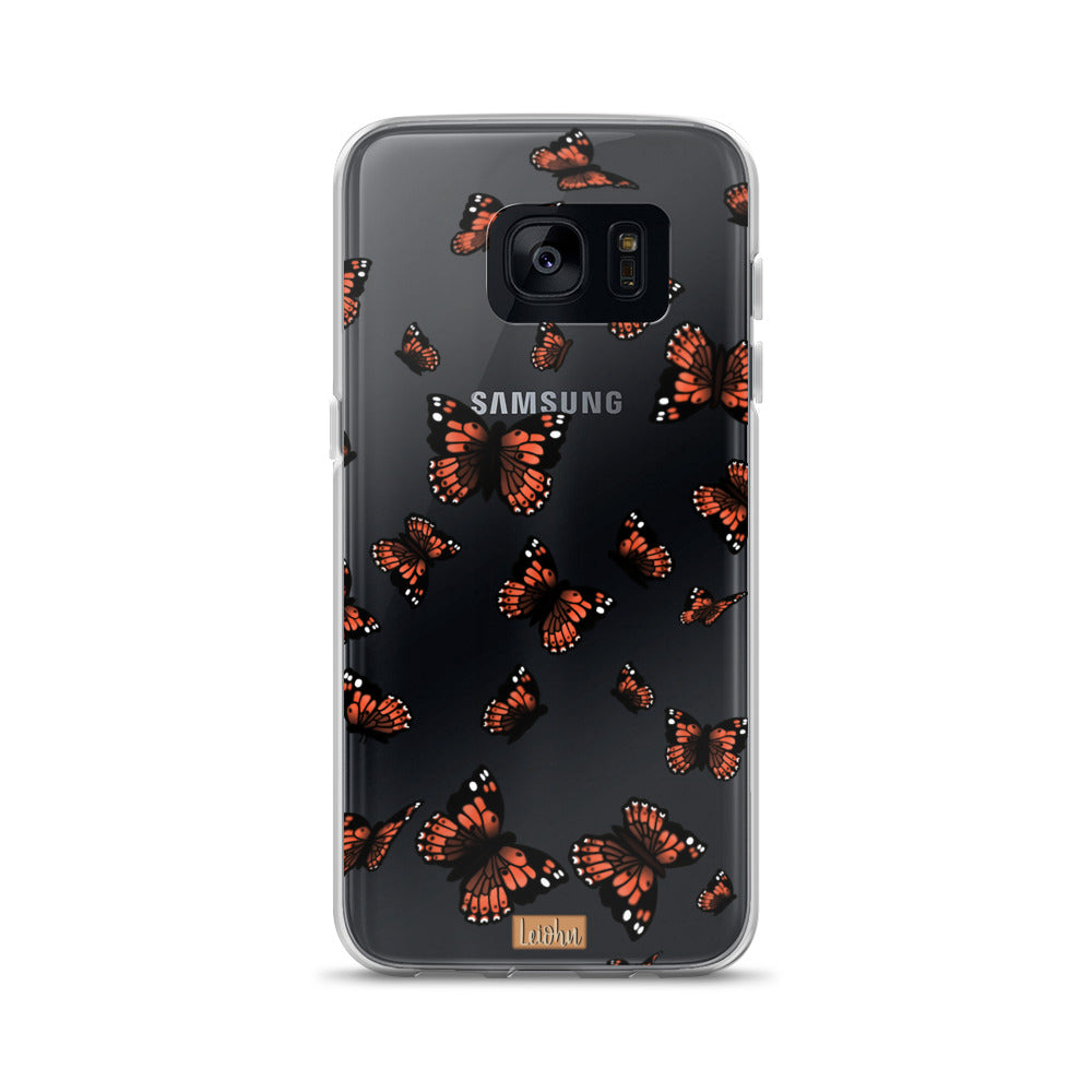 Pulelehua - Clear case - Samsung - LEIOHU DESIGNS