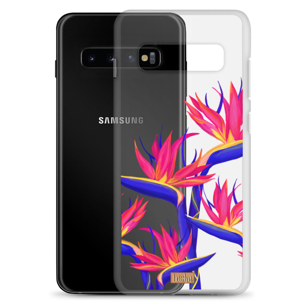 Pua Manu Neon - Clear Case - Samsung - LEIOHU DESIGNS