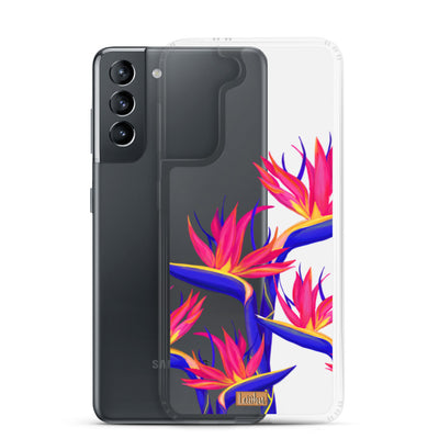 Pua Manu Neon - Clear Case - Samsung